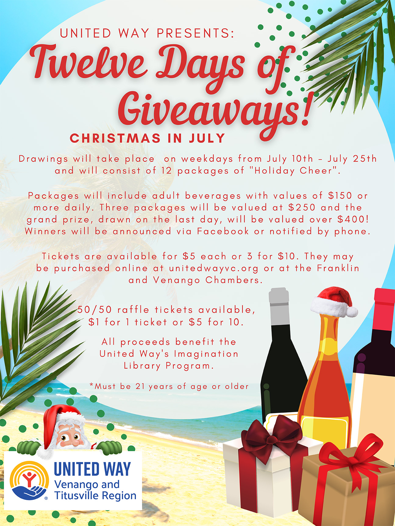 Twelve Days of Giveaways Flyer