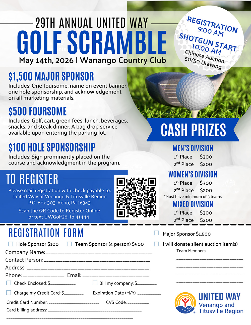 29TH Annual Golf Scramble