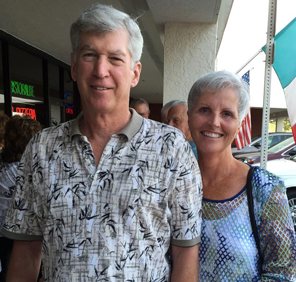 Mike and Joyce Hughes sq Mike and Joyce Hughes